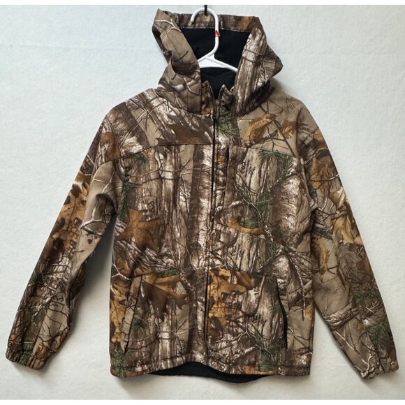 Berne Other - Berne Outdoor Realtree Camo Hooded Jacket XL Youth Fleece Lined